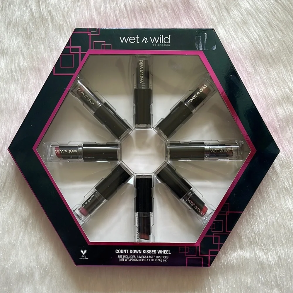 Wet N’ Wild Mega Last Lipstick Count Down Kisses Collection 8-Piece Set